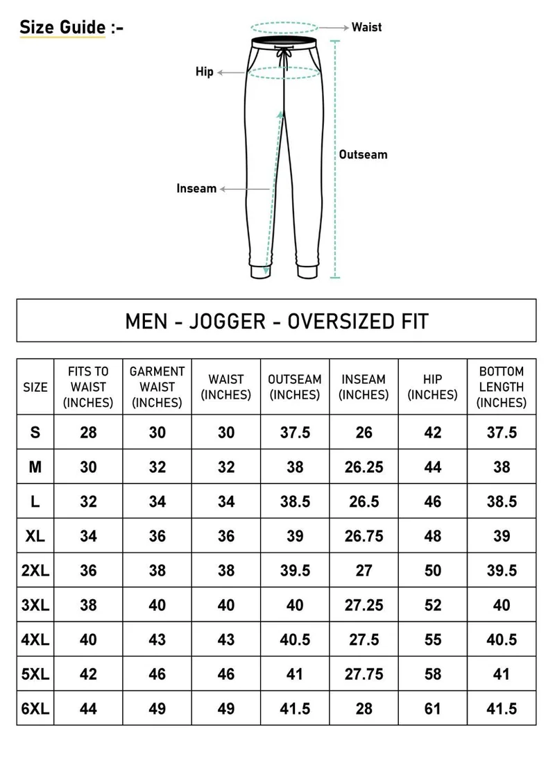 bewakoof  Men's Blue Oversized Cargo Warm Joggers for Men | Best Price UAE